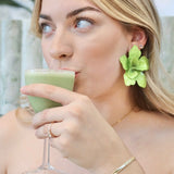 Maxine Statement Earrings - Green