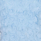 Melvina 3D Floral Mini Dress (Blue)