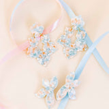 Michelle Statement Earrings - Mint Shell