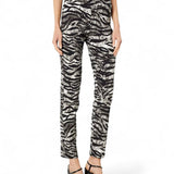 Krazy Larry P507 Pull on Pant - Black Zebra