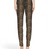 Krazy Larry P507 Pull on Pant - Brown Plaid