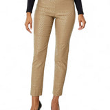 Krazy Larry P507 Pull on Pant - Taupe Geometric
