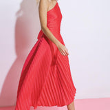 WRITE THIS DOWN WOVEN MIDI DRESS