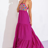 AFTER PARTY WOVEN MIDI DRESS