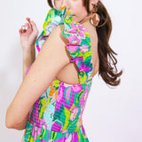 LOVE HAZE WOVEN MIDI DRESS