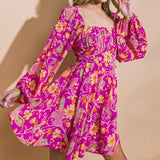 THRIVING ALL NIGHT WOVEN MINI DRESS