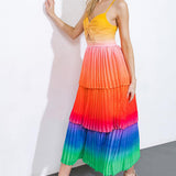 SEEING YOU AGAIN WOVEN MIDI DRESS