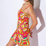 BEST OF DAYS WOVEN MINI DRESS