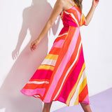 SWEETEN THE DAY WOVEN MIDI DRESS
