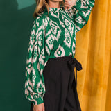 JUST WHAT YOU NEED WOVEN TOP