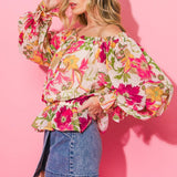 SWEETEST ESCAPE WOVEN TOP