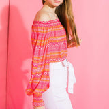 COSMO PLEASE WOVEN TOP