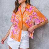 FLOURISHING DREAMS WOVEN TOP
