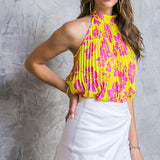 DRAWN TO YOU WOVEN TOP