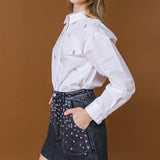 HIT OR MISS POPLIN SHIRT