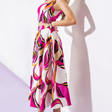 COCKTAIL CLUB WOVEN TWILL TOP AND SKIRT