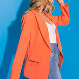 GOOD VIBES WOVEN BLAZER