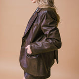 EXCEPTIONAL LOOK FAUX BLAZER
