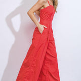 A BEAUTIFUL FEELING WOVEN JUMPSUIT
