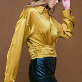 ROMANTIC MOVES WOVEN TOP