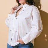HIT OR MISS POPLIN SHIRT