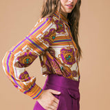 MAKE TODAY GREAT WOVEN TOP