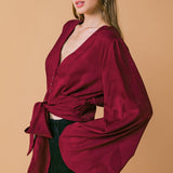 THE RIGHT ADDITION WOVEN TOP