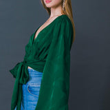 THE RIGHT ADDITION WOVEN TOP