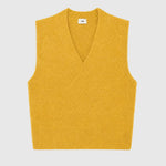 Solène V-Neck Sweater Vest — Ochre