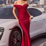 Ladivine Amoris T402 Dress Off the Shoulder Fitted Gown