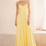 Ladivine Amoris T703 Dress Strapless A-Line Bridesmaid Gown