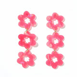 Zoey Statement Earrings - Azalea Pink