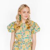 Zoey Statement Earrings - Bahama Mama