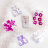 Zoey Statement Earrings - Orchid Purple